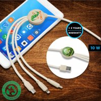 Napájecí USB kabel 3 v 1, z rozložitelného materiálu