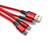 NAPÁJECÍ USB KABEL 3 V 1