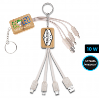 BAMBUSOVÝ NAPÁJECÍ USB KABEL 3 V 1