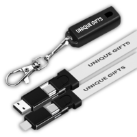 DATOVÝ A NABÍJECÍ 6 V 1 USB KABEL, VE ŠŇŮRCE NA KRK