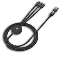 DLOUHÝ NABÍJECÍ KABEL 6 V 1, S LED LOGEM