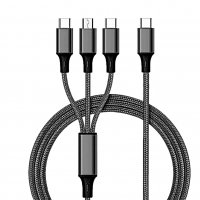 NABÍJECÍ USB KABEL 3 V 1, USB-C VSTUP