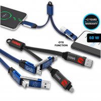 60W DATOVÝ A NABÍJECÍ USB KABEL 4 V 1