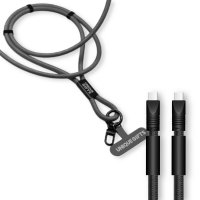 60W nabíjecí USB kabel v lanyardu, USB-C => USB-C