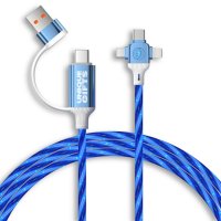 Svíticí datový a nabíjecí USB kabel 6 v 1 LUMIO