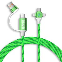 Svíticí datový a nabíjecí USB kabel 6 v 1 LUMIO