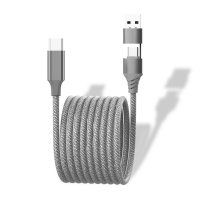 60W magnetický datový a nabíjecí kabel 2 v 1 MAGNETIQ