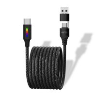 60W magnetický datový a nabíjecí kabel 2 v 1 MAGNETIQ