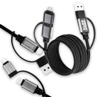 60W magnetický datový a nabíjecí USB kabel 4 v 1 GRAVICORD