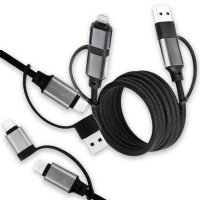 60W magnetický datový a nabíjecí USB kabel 4 v 1 GRAVICORD