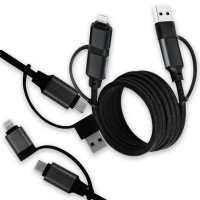 60W magnetický datový a nabíjecí USB kabel 4 v 1 GRAVICORD
