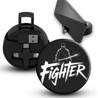 Datov&yacute; a nab&iacute;jec&iacute; kabel se stoj&aacute;nkem (3 v 1), samonav&iacute;jec&iacute;