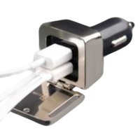 LUXUSNÍ VÝKLOPNÝ USB AUTO ADAPTER DUÁLNÍ (2.1A + 1A)