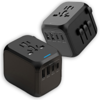 PD 25W UNIVERZÁLNÍ CESTOVNÍ ADAPTÉR SE 2 × USB-A + 2 × USB-C (TYPE-C) VÝSTUPEM