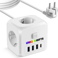 PD 35W cube multizásuvka ELECTROCUBE, s vypínačem a síťovým kabelem