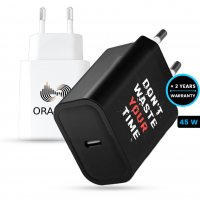 45W USB adapt&eacute;r do EU z&aacute;suvky s USB-C