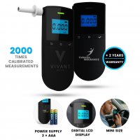 Alkoholtester s elektrochemickým senzorem fuel cell a LED displejem