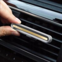 Elegantn&iacute; kovov&yacute; osvěžovač vzduchu do auta, sada 5 vůn&iacute;