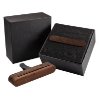 Elegantní dřevěný osvěžovač vzduchu do auta v dárkové krabičce, sada 5 vůní
