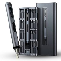 Prémiová sada s elektrickým aku šroubovákem ScrewPro X, včetně 48 bitů, s LED osvětlením