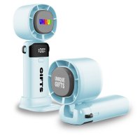 Ruční větráček TURBO, se šňůrkou na krk