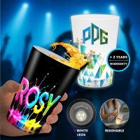 Svíticí párty kelímek GlowCup, s celoplošným potiskem