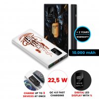 10000mAh power banka VOLTURE 10 s LED displejem,
QC 22,5 W a PD 20 W