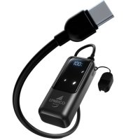 10000 mAh - power banka VOLTORA, s QC 22,5 W, displejem a vložen&yacute;m kabelem v poutku