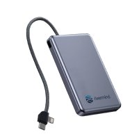 10000 mAh - power banka VECTRA s QC 22,5 W a vestavěn&yacute;m kabelem