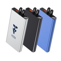 10000 mAh &ndash; power banka VELOX, s vestavěn&yacute;mi kabely a QC 22,5 W
