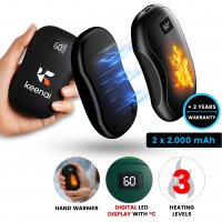 4000mAh power banka s ohřívačem rukou PocketHeat DUO