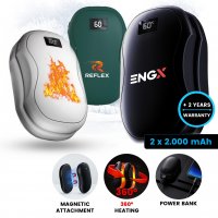 4000mAh power banka s ohřívačem rukou PocketHeat DUO