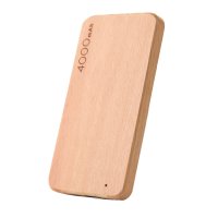 POWER BANK DŘEVĚNÁ SLIM, 4000 mAh