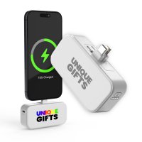 4500mAh připojitelná power banka KONNEX, s výsuvnými konektory USB-C a Lightning a PD 20 W