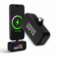4500mAh připojitelná power banka KONNEX, s výsuvnými konektory USB-C a Lightning a PD 20 W