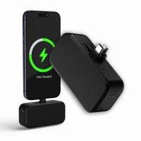 4500mAh připojitelná power banka KONNEX, s výsuvnými konektory USB-C a Lightning a PD 20 W