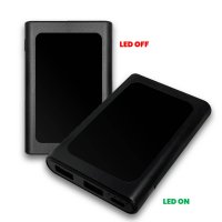 5000 mAh - power banka CLARA, s LED logem (+CMYK)