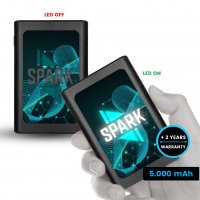 5000 mAh - power banka CLARA, s LED logem (+CMYK)