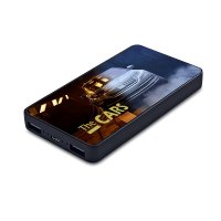Duální power banka s CMYK + LED logem, 4000/5000/6000 mAh