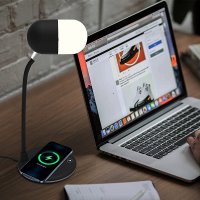 3 V 1 - LED LAMPA, BLUETOOTH REPRODUKTOR A BEZDRÁTOVÁ NABÍJEČKA