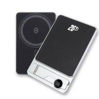 10000mAh magnetická kovová power banka QUANTUM 3 v 1, s 15W bezdrátovým nabíjením a PD 20 W
