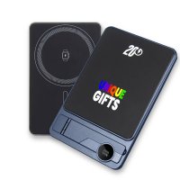 10000mAh magnetická kovová power banka QUANTUM 3 v 1, s 15W bezdrátovým nabíjením a PD 20 W