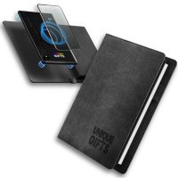 10000mAh magnetická power banka NEXON, v deskách se zápisníkem, s 15W bezdrátovým nabíjením a PD 20 W