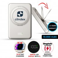 10000 mAh &ndash; magnetick&aacute; power banka s 15W bezdr&aacute;tov&yacute;m nab&iacute;jen&iacute;m, PD 20 W a stoj&aacute;nkem