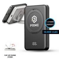10000 mAh &ndash; magnetick&aacute; power banka s 15W bezdr&aacute;tov&yacute;m nab&iacute;jen&iacute;m, PD 20 W a stoj&aacute;nkem