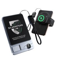 10000 mAh - magnetick&aacute; kovov&aacute; power banka SLIMAG 3 v 1, s 15W bezdr&aacute;tov&yacute;m nab&iacute;jen&iacute;m a QC 22,5 W