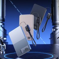 10000 mAh - magnetick&aacute; kovov&aacute; power banka STEELIX s 15W bezdr&aacute;tov&yacute;m nab&iacute;jen&iacute;m a PD 20 W