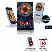 15W transparentní magnetická bezdrátová nabíječka/stojánek ACRYLITE