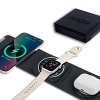 15W skl&aacute;dac&iacute; magnetick&aacute; bezdr&aacute;tov&aacute; rychlonab&iacute;ječka TRIVIO 3 v 1