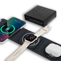 15W skl&aacute;dac&iacute; magnetick&aacute; bezdr&aacute;tov&aacute; rychlonab&iacute;ječka TRIVIO 3 v 1